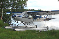 N57778 @ LHD - Piper PA-18-150, c/n: 18-7709129 on Lake Hood - by Terry Fletcher