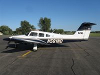 N581ND @ KAXN - Another shot of an elusive University of North Dakota PAa-44 Seminole.