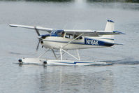 N116AK @ LHD - 1965 Cessna 180H, c/n: 18051469 on Lake Hood