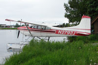 N2792J @ LHD - 1969 Cessna A185E, c/n: 185-1542 on Lake Hood - by Terry Fletcher
