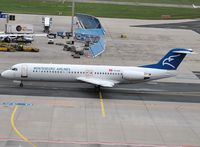 4O-AOP @ EDDF - Montenegro Airlines taxiing to park - by Robert Kearney