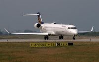 D-ACNK @ EDDP - The noon-shuttle to Frankfurt is taxiing to runway 26R - by Holger Zengler