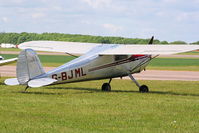 G-BJML @ X3BR - visitor at the Cold War Jets open day - by Chris Hall