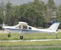 N776JA @ POC - Relaxed pilot with lift off from runway 26L at Brackett - by Helicopterfriend