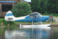 N1266H @ 5BL - 1949 Aeronca 15AC, c/n: 15AC279 on Homer Beluga Lake - by Terry Fletcher