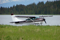 N5110U @ 5BL - 1964 Cessna 206, c/n: 2060110 on Homer Beluga Lake - by Terry Fletcher