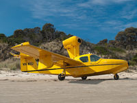 VH-MXU - One a beach at Coles Bay, Tasmania. - by Grant Williamson