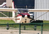 N172SS @ KDPA - Illinois Aviation Academy/ FLYING W LEASING INC Cessna 172L N172SS, taxiway Bravo for RWY 33 KDPA. - by Mark Kalfas