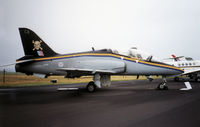 XX195 @ EGQL - Hawk T.1A of 100 Squadron at RAF Leeming on display at the 1992 RAF Leuchars Airshow. - by Peter Nicholson