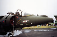 ZD465 @ EGQL - Harrier GR.7 of 1 Squadron at RAF Wittering on display at the 1992 RAF Leuchars Airshow. - by Peter Nicholson