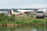 N1238F @ LHD - 1975 Cessna A185F, c/n: 18502798 at Lake Hood - by Terry Fletcher
