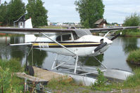 N181N @ LHD - 1956 Cessna 180, c/n: 32416 on Lake Hood