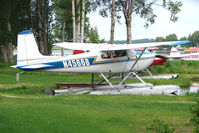N4566B @ LHD - Cessna 180, c/n: 31465 at Lake Hood