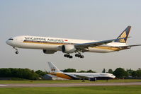 9V-SWQ @ EGCC - Singapore Airlines - by Chris Hall