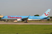 G-CPEV @ EGCC - Thomson - by Chris Hall