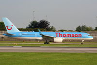 G-CPEV @ EGCC - Thomson - by Chris Hall