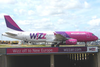 HA-LPC @ EGGW - Airbus A320-233, c/n: 0892 of Wizz at Luton UK - by Terry Fletcher