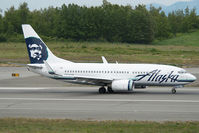 N612AS @ PANC - Alaska Airlines Boeing 737-700 - by Dietmar Schreiber - VAP