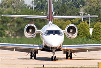 N777UT @ KDPA - Sho Deen Inc. Citation 680 Sovereign turning off 20R KDPA after a trip from KBZN.
