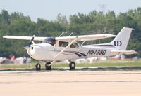 N5138Q @ KDPA - UNIVERSITY OF DUBUQUE Cessna Skyhawk C172/G, N5138Q arriving on the ramp after a trip in from KDBQ. - by Mark Kalfas