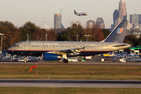 N820UA @ CLT - United Airlines N820UA (FLT UAL411) taxiing to RWY 18C for departure to Chicago O'Hare Int'l (KORD) late in the day. - by Dean Heald