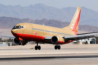 N337SW @ LAS - Southwest Airlines N337SW (FLT SWA574) from Kansas City Int'l (KMCI) landing RWY 25L. - by Dean Heald