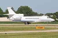 N900DW @ KDPA - WHITECO Dassault Aviation FALCON 7X, N900DW landing 20R KDPA arriving from KYVPZ - by Mark Kalfas