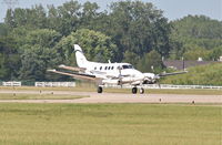 N901JS @ KDPA - SHEWMAKER AIR LLC Beechcraft King Air 90, N901JS arriving KDPA from KVBT. - by Mark Kalfas