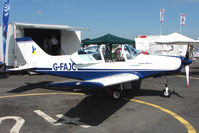 G-FAJC @ EGTB - 2007 Cavaciuti Fa PIONEER 300 HAWK, c/n: PFA 330A-14639 displayed at AeroExpo 2010 - by Terry Fletcher