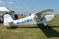 G-CFBO @ EGTB - 2007 THORNTON JF ESCAPADE JABIRU(3), c/n: BMAA/HB displayed at AeroExpo 2010 - by Terry Fletcher