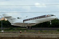 CS-DRB @ EGLC - Hawker-Siddeley 125/800XP [258690] London City~G 15/06/2010. Seen departing. - by Ray Barber