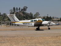 N6632J @ SEE - Taxiing to runway 27L - by Helicopterfriend