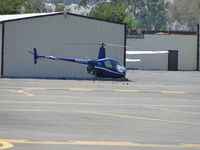 N221LE @ SEE - Parked west of runways 17/35 - by Helicopterfriend