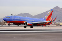 N606SW @ LAS - Southwest Airlines N606SW (FLT SWA5677) from Sacramento Int'l (KSMF) landing RWY 25L. - by Dean Heald