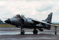 XZ455 @ CAX - Sea Harrier FRS.1 of 899 Squadron at RNAS Yeovilton on a visit to Carlisle in May 1988. - by Peter Nicholson
