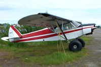 N82983 @ LHD - 1977 Piper PA-18-150, c/n: 18-7809008 at Lake Hood - by Terry Fletcher