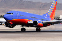 N507SW @ LAS - Southwest Airlines N507SW (FLT SWA1301) from Oklahoma City (KOKC) landing RWY 25L. - by Dean Heald