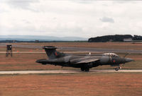 XW533 @ EGQS - Buccaneer S.2B of 237 Operational Conversion Unit awaiting clearance to join the active runway at RAF Lossiemouth in the Summer of 1988. - by Peter Nicholson