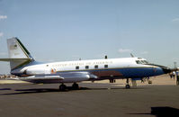 61-2491 @ MHZ - C-140B JetStar of 58th Military Airlift Squadron at Ramstein on display at the 1982 RAF Mildenhall Air Fete. - by Peter Nicholson