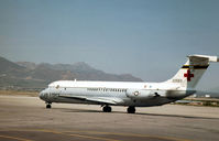 67-22583 @ ELP - C-9A Nightingale of 375th Aeromedical Airlift Wing at Scott AFB passing through El Paso in October 1978. - by Peter Nicholson