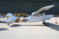 G-PDOG @ EGXW - CESSNA 305C, c/n: 24550 - by Trevor Toone