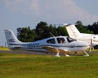 N693C @ BUY - At rest - by John W. Thomas