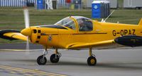 G-OPAZ @ EGXW - departing after the airshow,having been on static display - by Paul Lindley