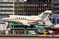 EI-ECE @ EGCC - Private Sky Hawker 800XP - by Chris Hall