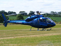 G-NBEL @ EGBT - Aerospatiale AS355F1 Ecureuil II, Latitude Aviation Ltd - by Chris Hall