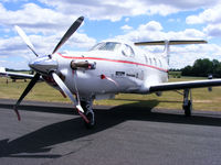 HB-FVI @ EGBT - Pilatus PC-12/47E, Pilatus Flugzeugwerke AG - by Chris Hall