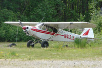 N4121Z - 1964 Piper PA-18, c/n: 18-8165 at the old gravel strip in the centre of Talkeetna town - by Terry Fletcher