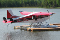 N602BC @ 2X2 - 2007 Found Acft Canada Inc FBA-2C2, c/n: 105 on dock at Willow Seaplane Base - by Terry Fletcher