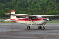 N6147B @ PASX - 1957 Cessna 182A, c/n: 34147 at Soldotna - by Terry Fletcher