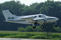 N9MN @ I19 - Cessna 414 - by Allen M. Schultheiss